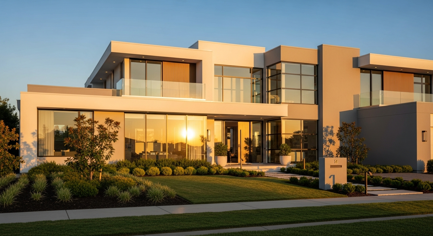 Modern architectural rendering